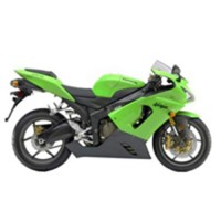 Carénage Kawasaki Ninja ZX6R 2005-2006