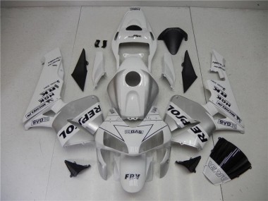 Argent Blanc Noir Repsol Carénage CBR 600 RR 2003-2004