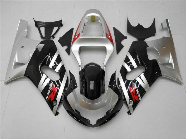 Argent Carénage GSXR 600 / 750 K1 K2 K3 2001-2003 Argent Carénage GSXR 600 / 750 K1 K2 K3 2001-2003