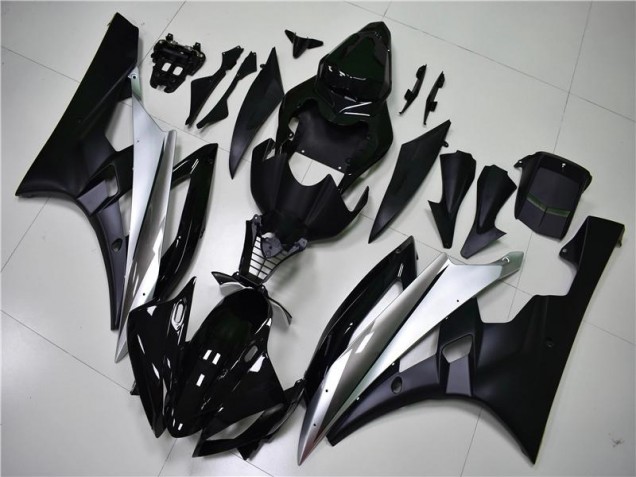 Argent Noir Kit Carénages Complet R6 2006-2007 Argent Noir Kit Carénages Complet R6 2006-2007