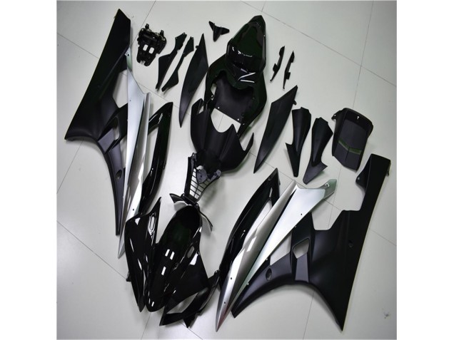 Argent Noir Kit Carénages Complet R6 2006-2007 Argent Noir Kit Carénages Complet R6 2006-2007
