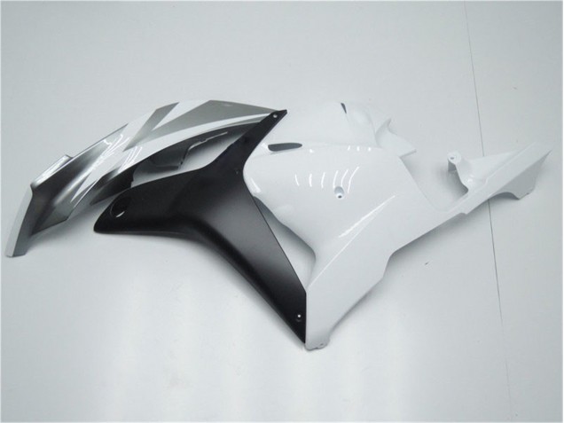 Blanc Argent Noir Carénage CBR 600 RR 2009-2012 Blanc Argent Noir Carénage CBR 600 RR 2009-2012