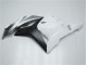 Blanc Argent Noir Carénage CBR 600 RR 2009-2012 Blanc Argent Noir Carénage CBR 600 RR 2009-2012