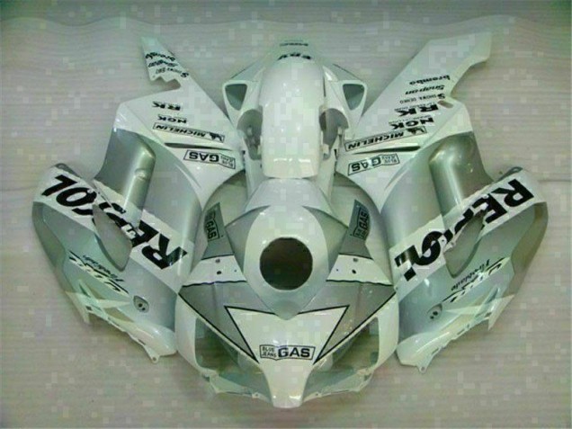Blanc Argent Repsol Carénage CBR 1000 RR 2004-2005 Blanc Argent Repsol Carénage CBR 1000 RR 2004-2005