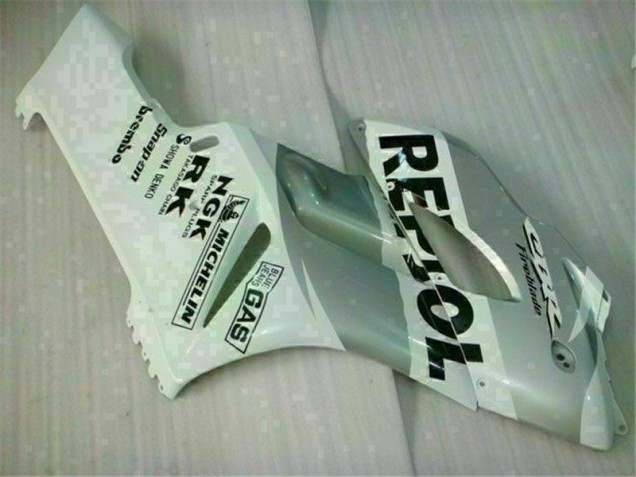 Blanc Argent Repsol Carénage CBR 1000 RR 2004-2005 Blanc Argent Repsol Carénage CBR 1000 RR 2004-2005