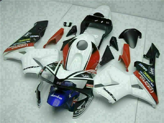 Blanc Bleu Carénage CBR 600 RR 2003-2004 Blanc Bleu Carénage CBR 600 RR 2003-2004