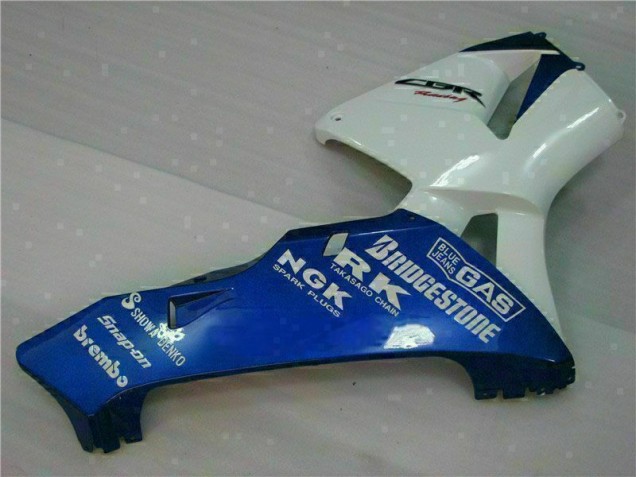 Blanc Bleu Carénage CBR 600 RR 2005-2006 Blanc Bleu Carénage CBR 600 RR 2005-2006