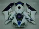 Blanc Bleu Carénages CBR 1000 RR 2004-2005