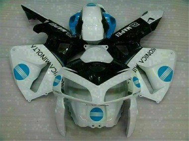Blanc Bleu Carénages CBR 600 RR 2005-2006