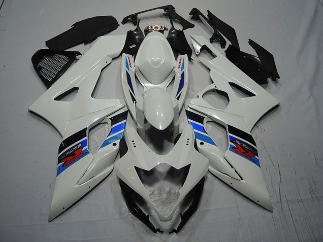 Blanc Bleu Carénages GSXR 1000 K7 2007-2008