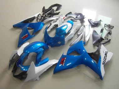 Blanc Bleu Carénages GSXR 1000 K9 2009-2016