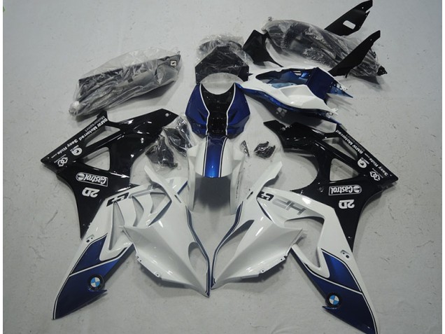 Blanc Bleu Carénages S1000RR 2009-2014 Blanc Bleu Carénages S1000RR 2009-2014