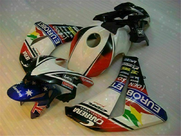 Blanc Bleu Carrosserie CBR 1000 RR 2008-2011 Blanc Bleu Carrosserie CBR 1000 RR 2008-2011