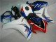 Blanc Bleu Kit Carénages CBR 1000 RR 2008-2011 Blanc Bleu Kit Carénages CBR 1000 RR 2008-2011