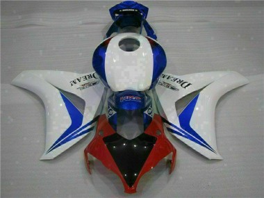 Blanc Bleu Kit Carénages Complet CBR 1000 RR 2008-2011