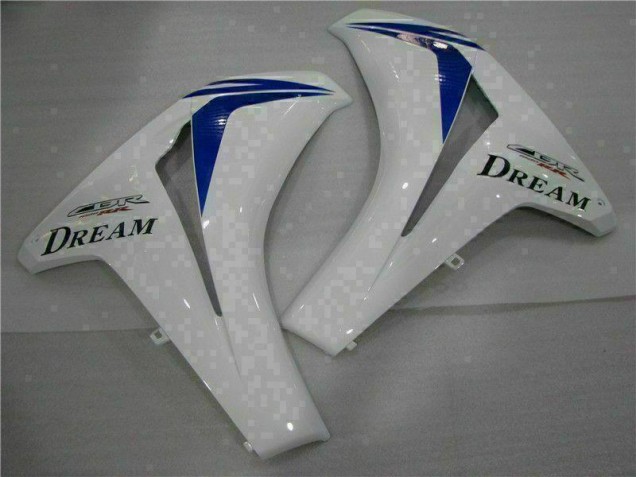 Blanc Bleu Kit Carénages Complet CBR 1000 RR 2008-2011 Blanc Bleu Kit Carénages Complet CBR 1000 RR 2008-2011