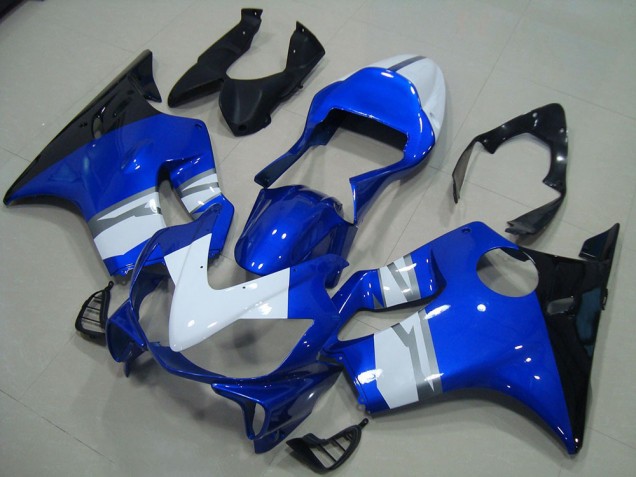 Blanc Bleu Noir Carénage CBR 600 F4i 2001-2003 Blanc Bleu Noir Carénage CBR 600 F4i 2001-2003
