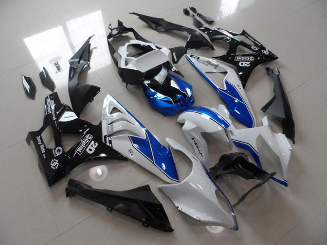 Blanc Bleu Noir Carénage S1000RR 2009-2014 Blanc Bleu Noir Carénage S1000RR 2009-2014