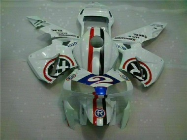 Blanc Bleu R 2 Carénage CBR 600 RR 2003-2004