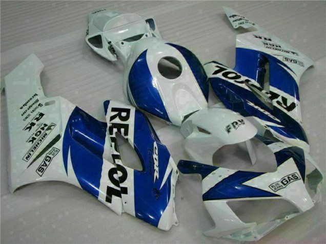 Blanc Bleu Repsol Carénage CBR 1000 RR 2004-2005 Blanc Bleu Repsol Carénage CBR 1000 RR 2004-2005