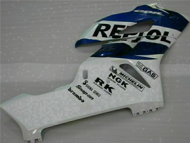 Blanc Bleu Repsol Carénage CBR 1000 RR 2004-2005 Blanc Bleu Repsol Carénage CBR 1000 RR 2004-2005