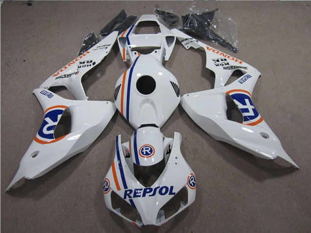 Blanc Bleu Repsol Carénage CBR 1000 RR 2006-2007 Blanc Bleu Repsol Carénage CBR 1000 RR 2006-2007
