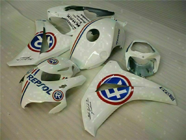 Blanc Bleu Repsol Carénage CBR 1000 RR 2008-2011 Blanc Bleu Repsol Carénage CBR 1000 RR 2008-2011