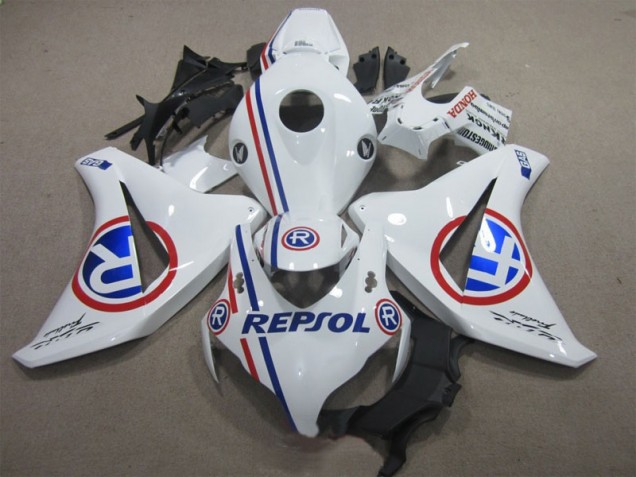 Blanc Bleu Repsol Carénages CBR 1000 RR 2008-2011 Blanc Bleu Repsol Carénages CBR 1000 RR 2008-2011