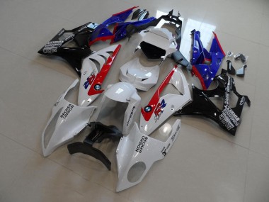 Blanc Bleu Rouge Becker Carbon Carénage S1000RR 2009-2014