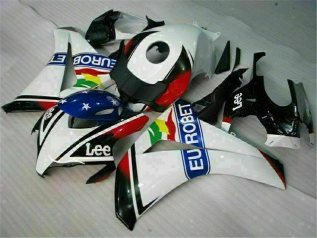 Blanc Bleu Rouge Eurobet Lee Carénage CBR 1000 RR 2008-2011 Blanc Bleu Rouge Eurobet Lee Carénage CBR 1000 RR 2008-2011