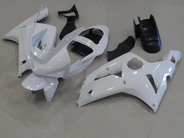 Blanc Carénage ZX6R 2003-2004 Blanc Carénage ZX6R 2003-2004