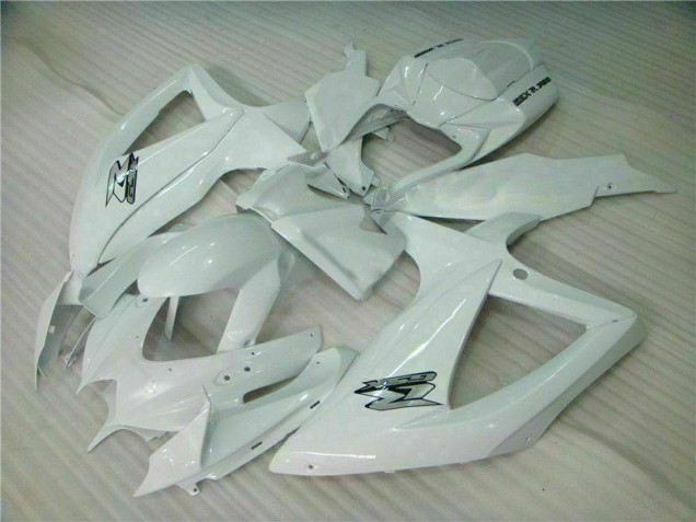Blanc Carénages GSXR 600 / 750 K8 2008-2010