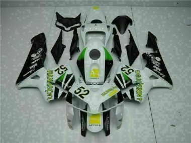 Blanc Jaune Vert 52 Carénage CBR 600 RR 2005-2006