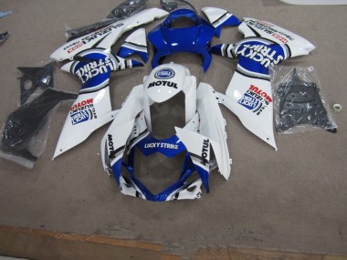 Blanc Lucky Strike Motul Carénage GSXR 750 K11 2011-2024