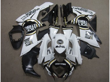 Blanc Lucky Strike Noir Motul Carénage GSXR 600 K11 2011-2024
