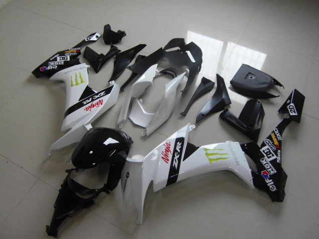 Blanc Monster Carénage ZX10R 2008-2010 Blanc Monster Carénage ZX10R 2008-2010