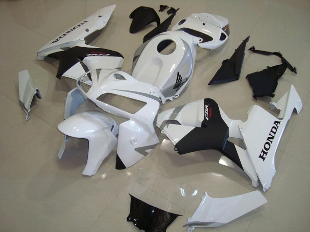 Blanc Nacré Noir Mat Carénage CBR 600 RR 2005-2006 Blanc Nacré Noir Mat Carénage CBR 600 RR 2005-2006