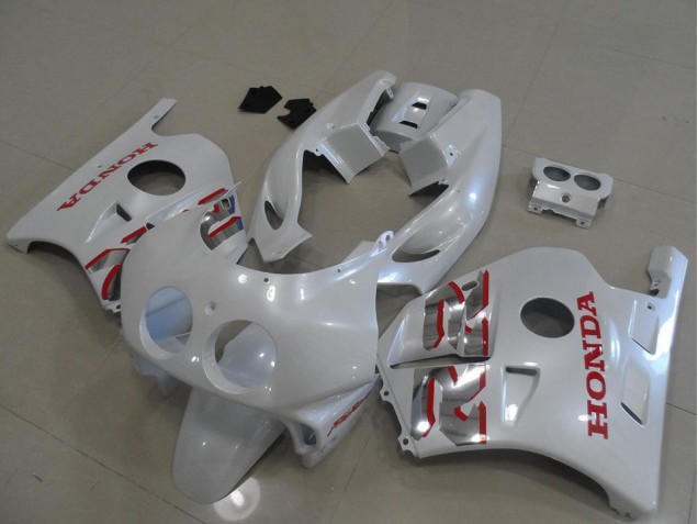 Blanc Nacré Rouge Carénage CBR 250 RR MC22 1991-1998 Blanc Nacré Rouge Carénage CBR 250 RR MC22 1991-1998