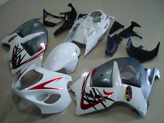 Blanc Noir Carénage GSXR 1300 Hayabusa 1996-2007 Blanc Noir Carénage GSXR 1300 Hayabusa 1996-2007
