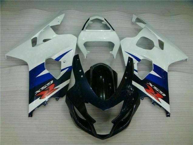 Blanc Noir Carénage GSXR 600 / 750 K4 2004-2005 Blanc Noir Carénage GSXR 600 / 750 K4 2004-2005