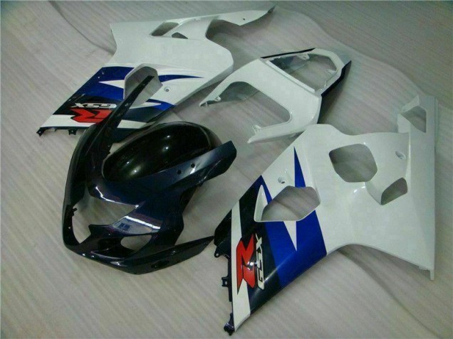 Blanc Noir Carénage GSXR 600 / 750 K4 2004-2005 Blanc Noir Carénage GSXR 600 / 750 K4 2004-2005