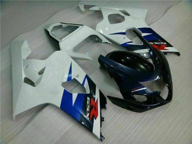 Blanc Noir Carénage GSXR 600 / 750 K4 2004-2005 Blanc Noir Carénage GSXR 600 / 750 K4 2004-2005
