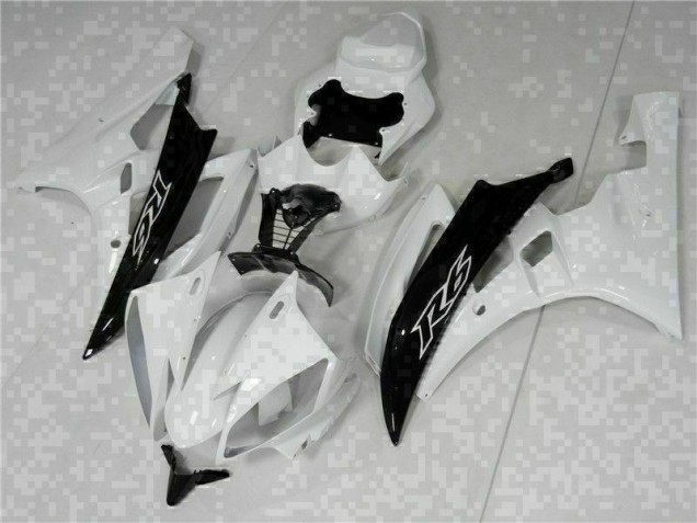 Blanc Noir Carénage R6 2006-2007 Blanc Noir Carénage R6 2006-2007