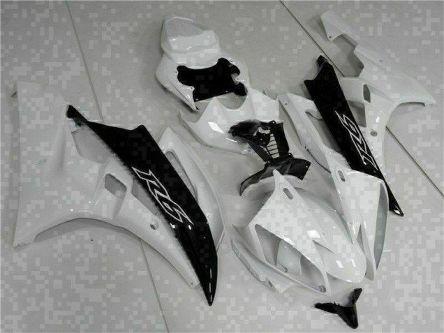 Blanc Noir Carénage R6 2006-2007 Blanc Noir Carénage R6 2006-2007