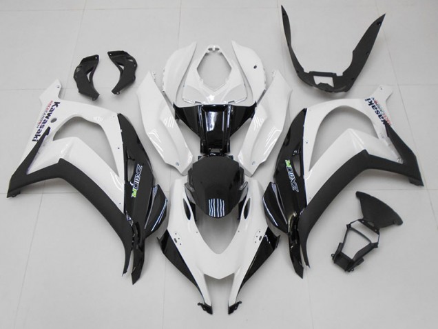 Blanc Noir Carénage ZX10R 2016-2019 Blanc Noir Carénage ZX10R 2016-2019