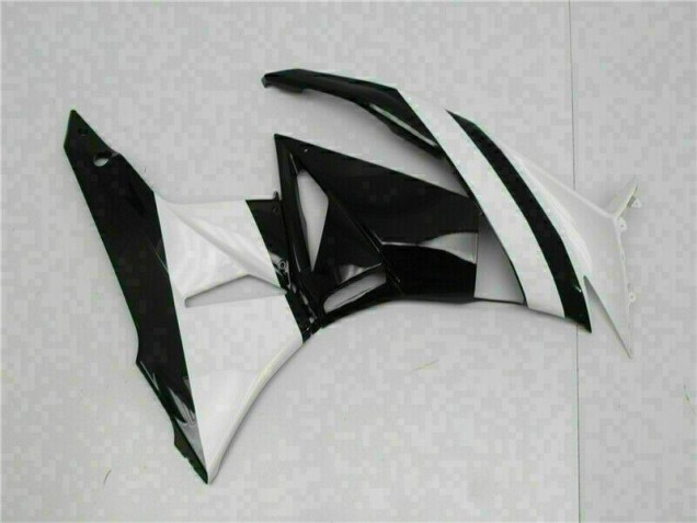 Blanc Noir Carénage ZX6R 2009-2012 Blanc Noir Carénage ZX6R 2009-2012