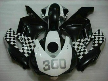 Blanc Noir Carénages CBR 1000 RR 2004-2005