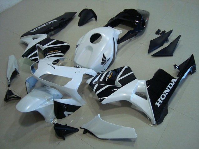 Blanc Noir Carénages CBR 600 RR 2003-2004 Blanc Noir Carénages CBR 600 RR 2003-2004