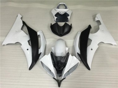 Blanc Noir Carénages & Carrosserie R6 2008-2016