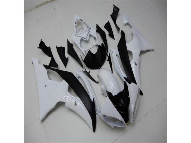 Blanc Noir Carénages & Carrosserie R6 2008-2016 Blanc Noir Carénages & Carrosserie R6 2008-2016